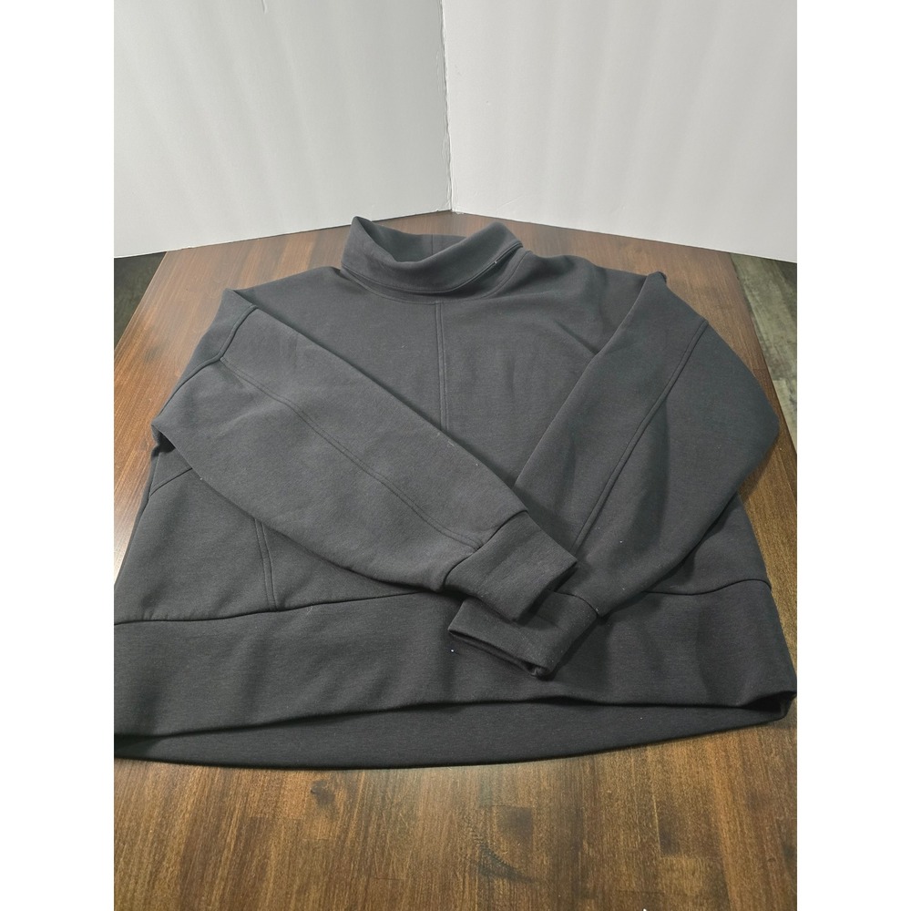 CALIA Carrie Underwood Black Mock Neck Scuba Pullover Sweatshirt XL